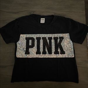 VS Pink Sparkly t-shirt